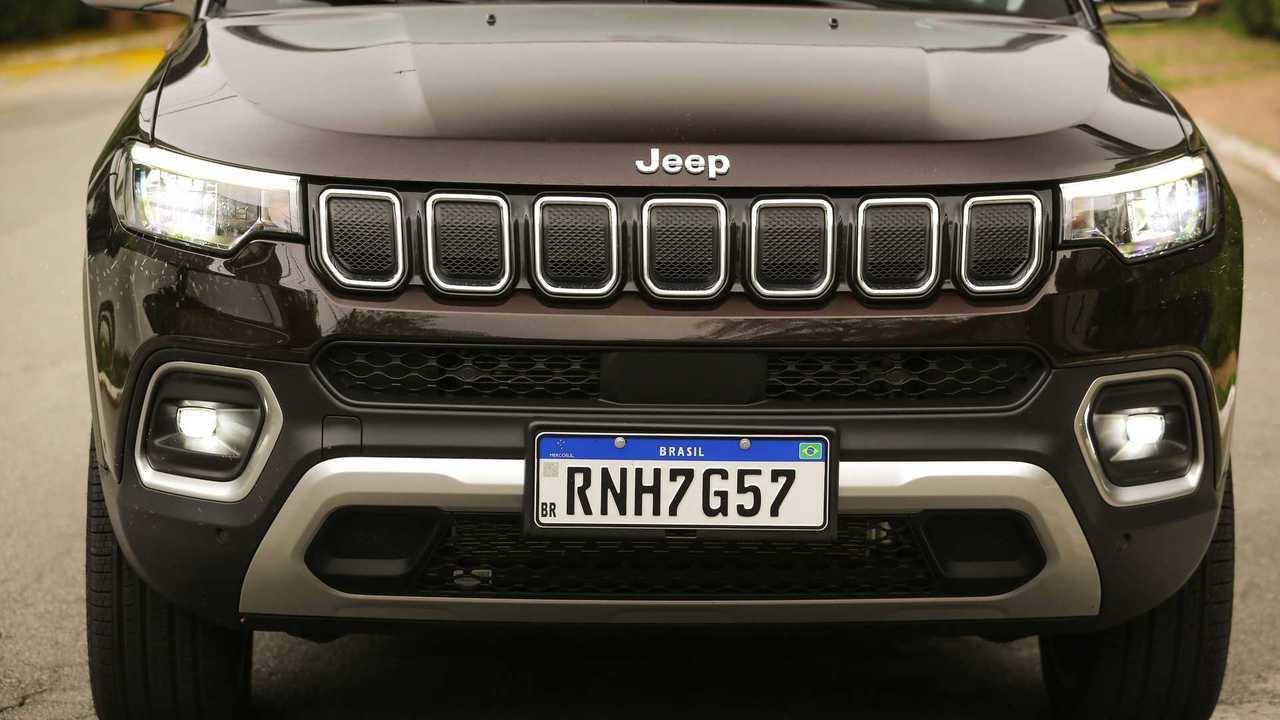 Dianteira do Jeep Compass Limited TD350 2022