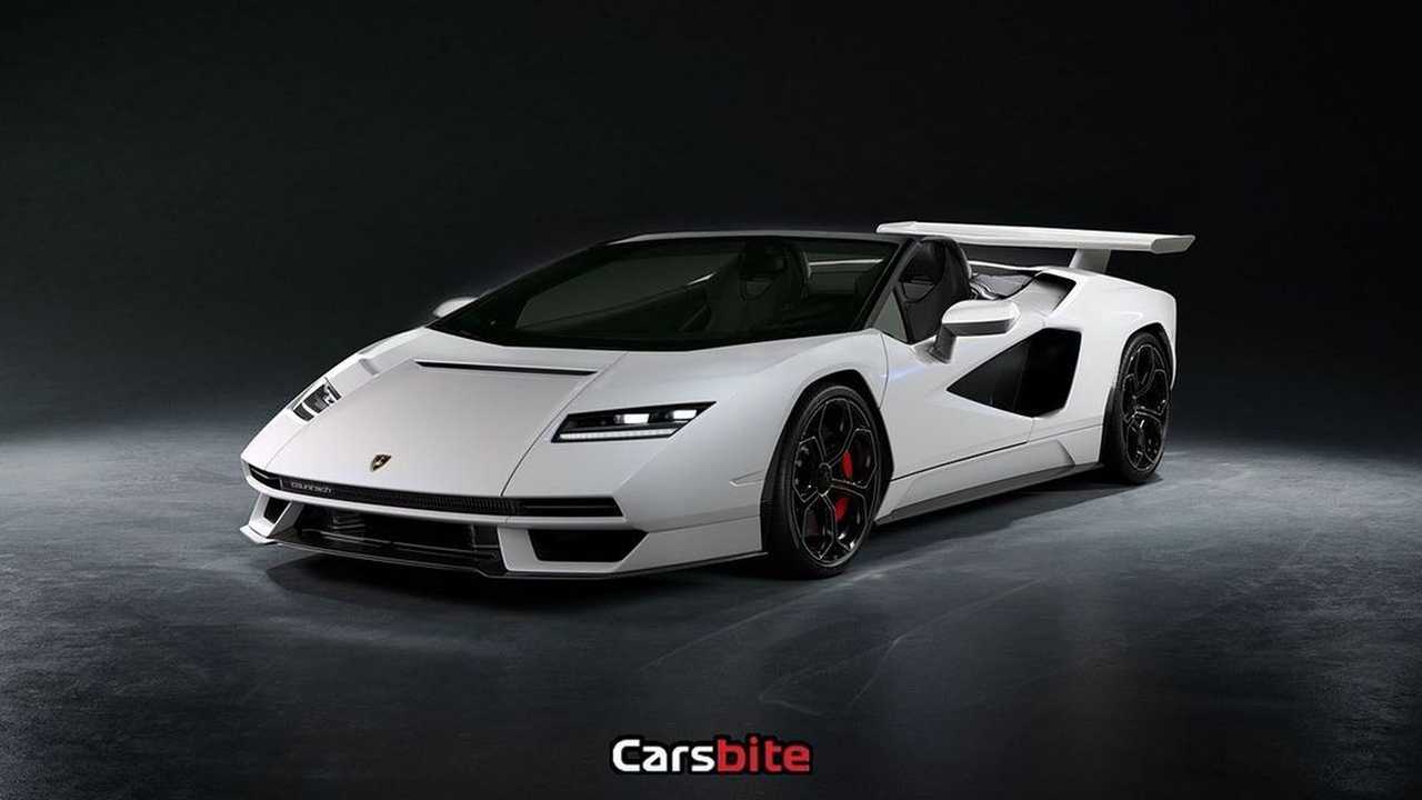 Lamborghini Countach, il render di Carsbite