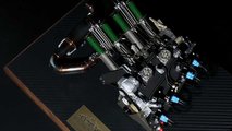Modellino motore Wankel Mazda 787B in scala 1:6