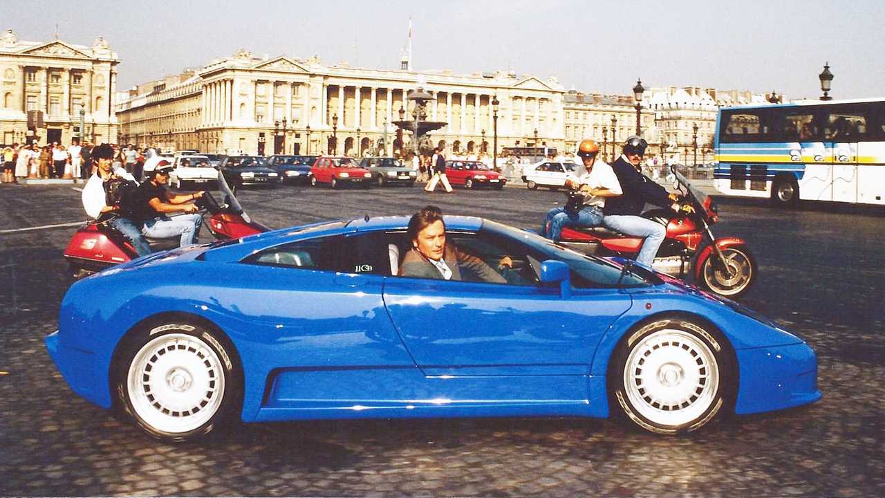Bugatti EB110, la presentazione a Parigi del 14 settembre 1991