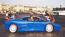 Bugatti EB110, la presentazione a Parigi del 14 settembre 1991