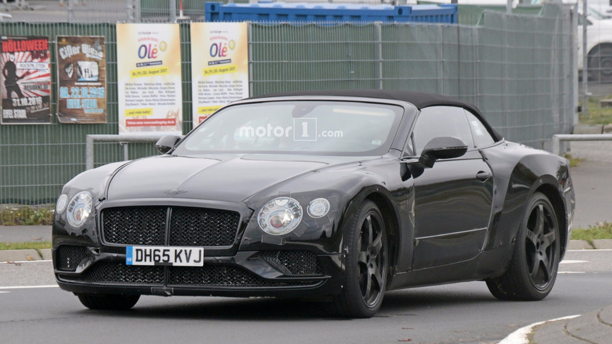 2018 Bentley Continental GTC spy photo