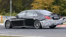 2017 Mercedes-AMG S63 facelift spy photo
