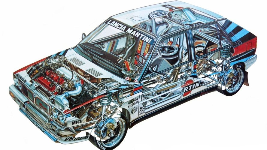 Lancia Delta HF Integrale Group A ralli aracı