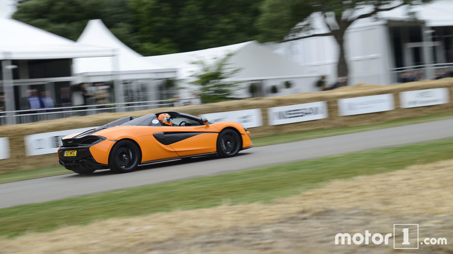 2017 - McLaren 570 S Spider à Goodwood