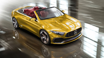 Mercedes A-Class Cabriolet render based on Concept A Sedan