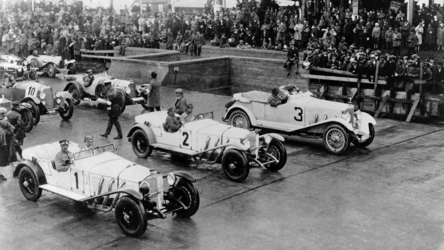 1927 Mercedes-Benz Model S Beyaz Fil
