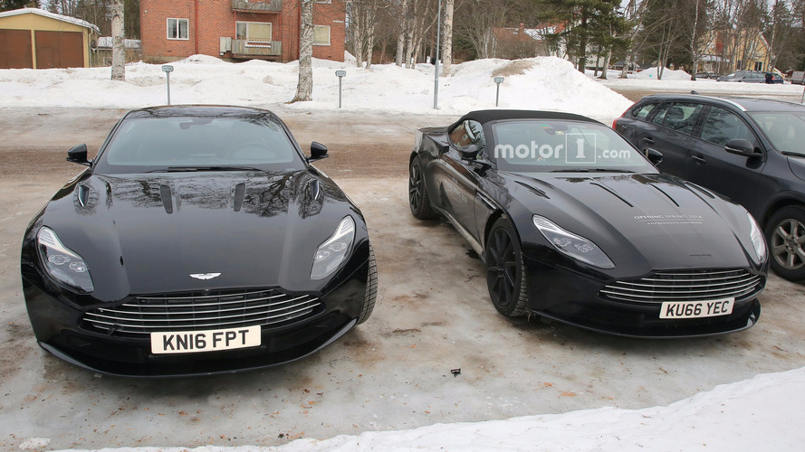 2018 Aston Martin DB11 Volante spy photo
