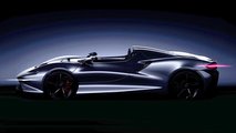 Il teaser della McLaren Speedster si è illuminato