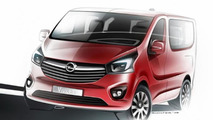 2014 Opel Vivaro design sketch