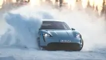 2020 Porsche Taycan 4S: Ice Driving