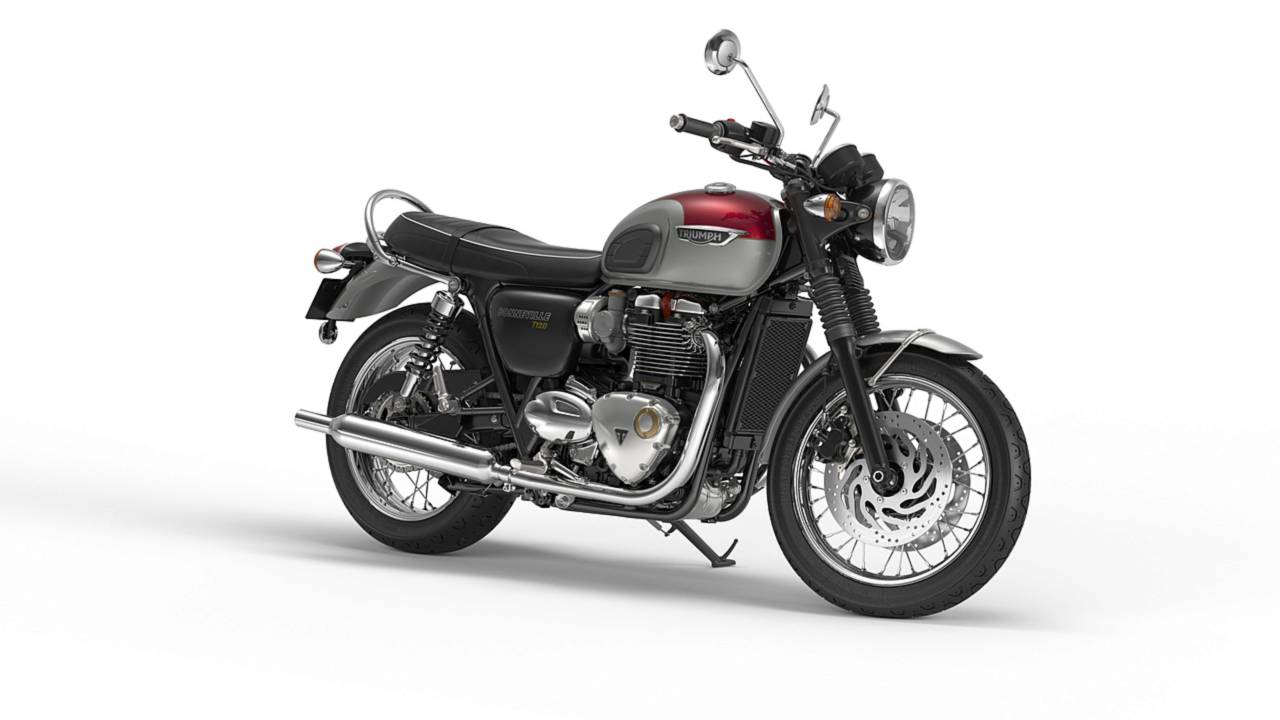 Bonnieville T120 Cranberry Red Aluminium Silver