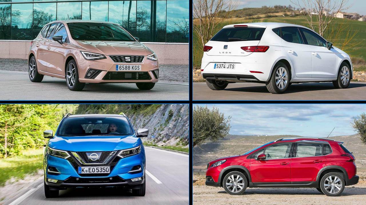 Coches más vendidos en abril 2018