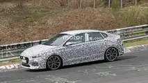Hyundai i30 N Fastback spied at the Nurburgring