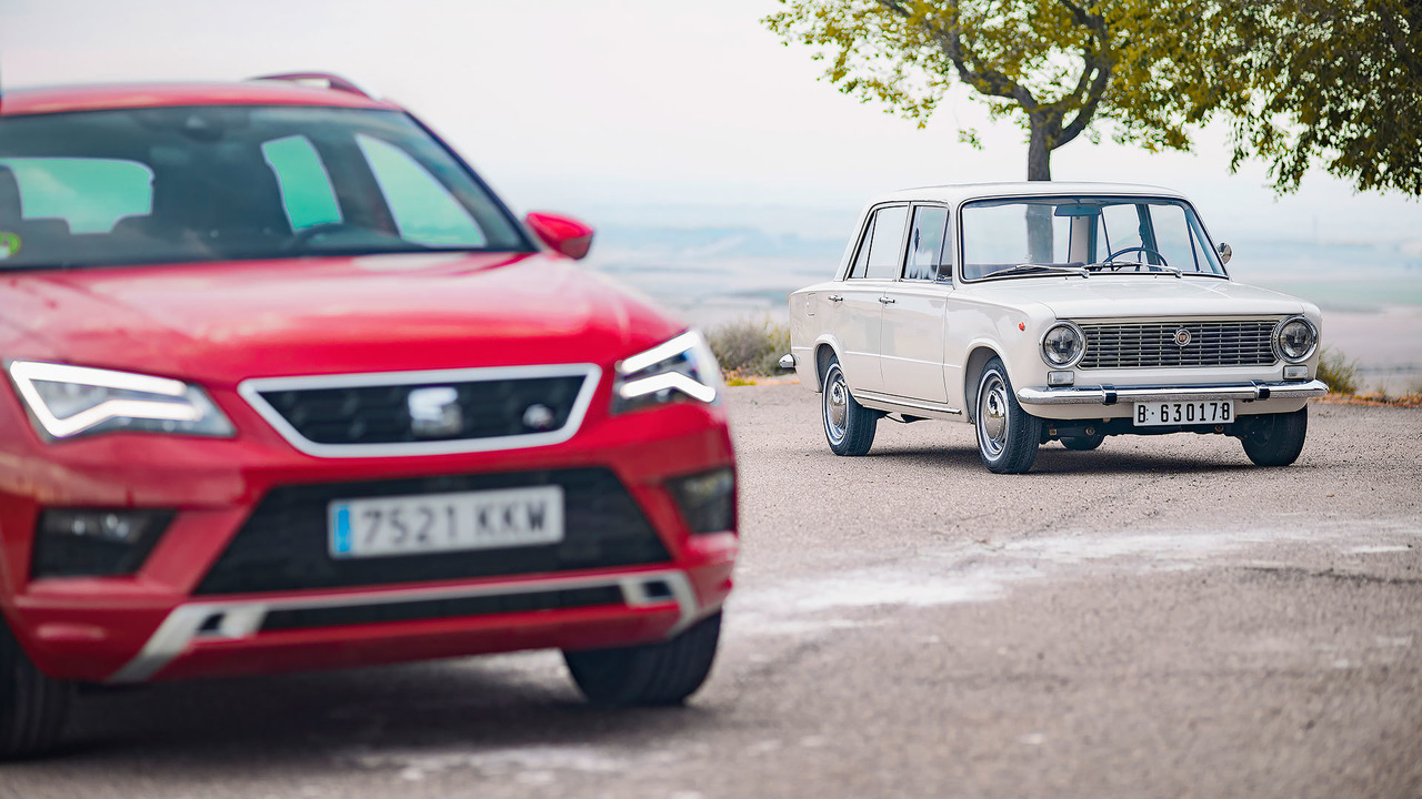SEAT 124 y SEAT Ateca: 50 años de diferencia