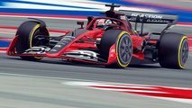 2021 Formula 1 rules car rendering