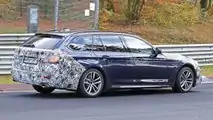 BMW 5er-Reihe Facelift (2020) als Erlkönig erwischt