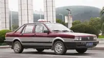 Santana-Taxi aus Shanghai im Jahr 2007 (Foto - Jason Vogel)