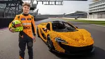 Lego McLaren P1 grandeur nature à Silverstone