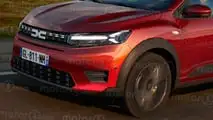 Dacia Jogger (2025) als Rendering von Motor1.com