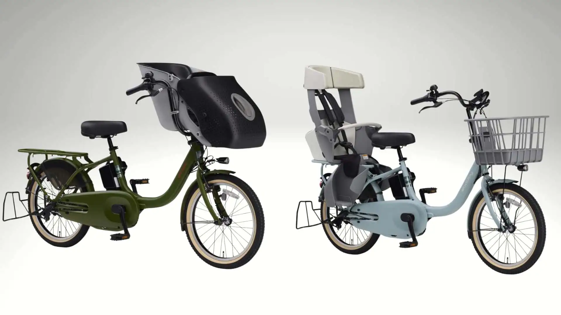 electric bicycle with child seat E-bike mounted installation. These Yamaha E-Bike Designs For