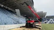 Manitou: sollevatori per lo stadio dell'Atalanta a Bergamo