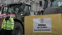Proteste trattori Londra