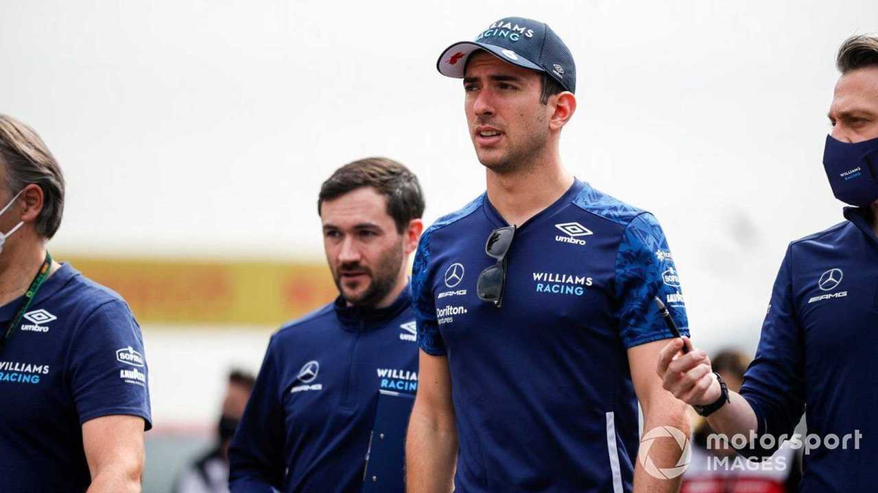 Nicholas Latifi with Williams team at Mexican GP 2021