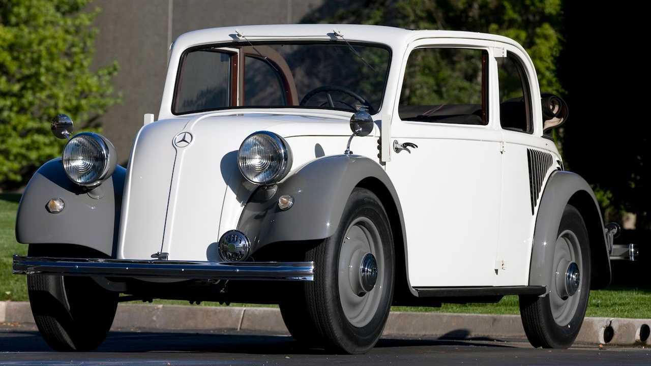 Mercedes-benz 130 berlina trasformabile, tre quarti anteriore