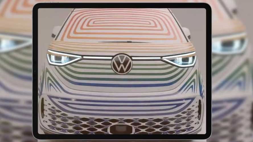 New VW ID. Buzz teaser promises the retro van is 'coming soon'