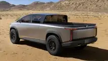EdisonFuture EF1-T electric solar pickup truck exterior shots
