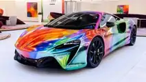 McLaren Artura Art Car by Nat Bowen