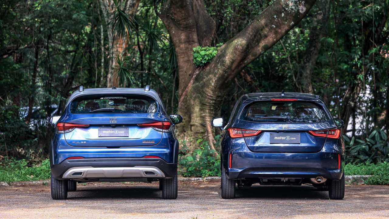 Comparativo: Honda City Hatchback Touring vs. Fiat Pulse Impetus