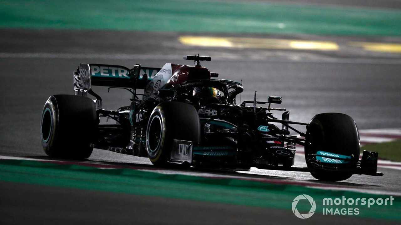 Lewis Hamilton at Qatar GP 2021