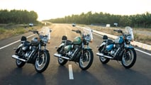 2024 Royal Enfield Meteor Aurora - Trio, Parked