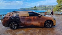 VW ID.7 Tourer: Die Kombiversion wurde nur mit Tarnung gezeigt