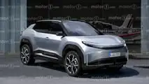 Toyota bZ2X, el render de Motor1.com