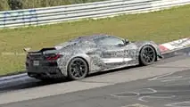 Chevrolet Corvette ZR1 Spionagefoto mit Seitenansicht