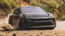 Premier essai du prototype électrique du Porsche Macan 2024