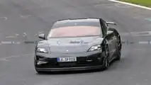 Porsche Taycan GT spy photo