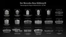 Mercedes-Benz Evolution der markenprägenden Kühlergrilldesigns von 1900 bis 2016.