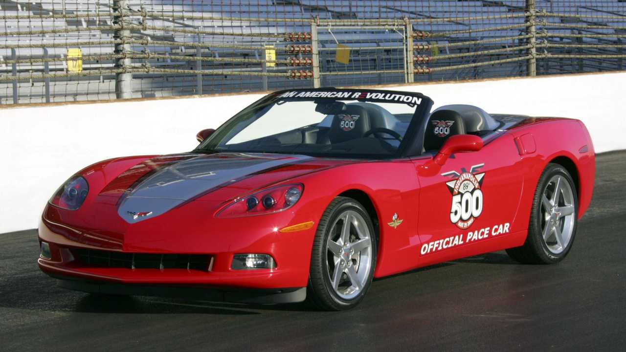 شيفروليه كورفيت المكشوفة سي 6 سيارة الأمان في نسخة 2005