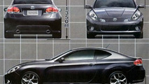 Rendered Toyota/Subaru FR Sports car