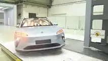Nio ET5 im EuroNCAP-Crastest