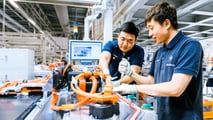 BMW-Hochvoltbatteriemontage in Shenyang 