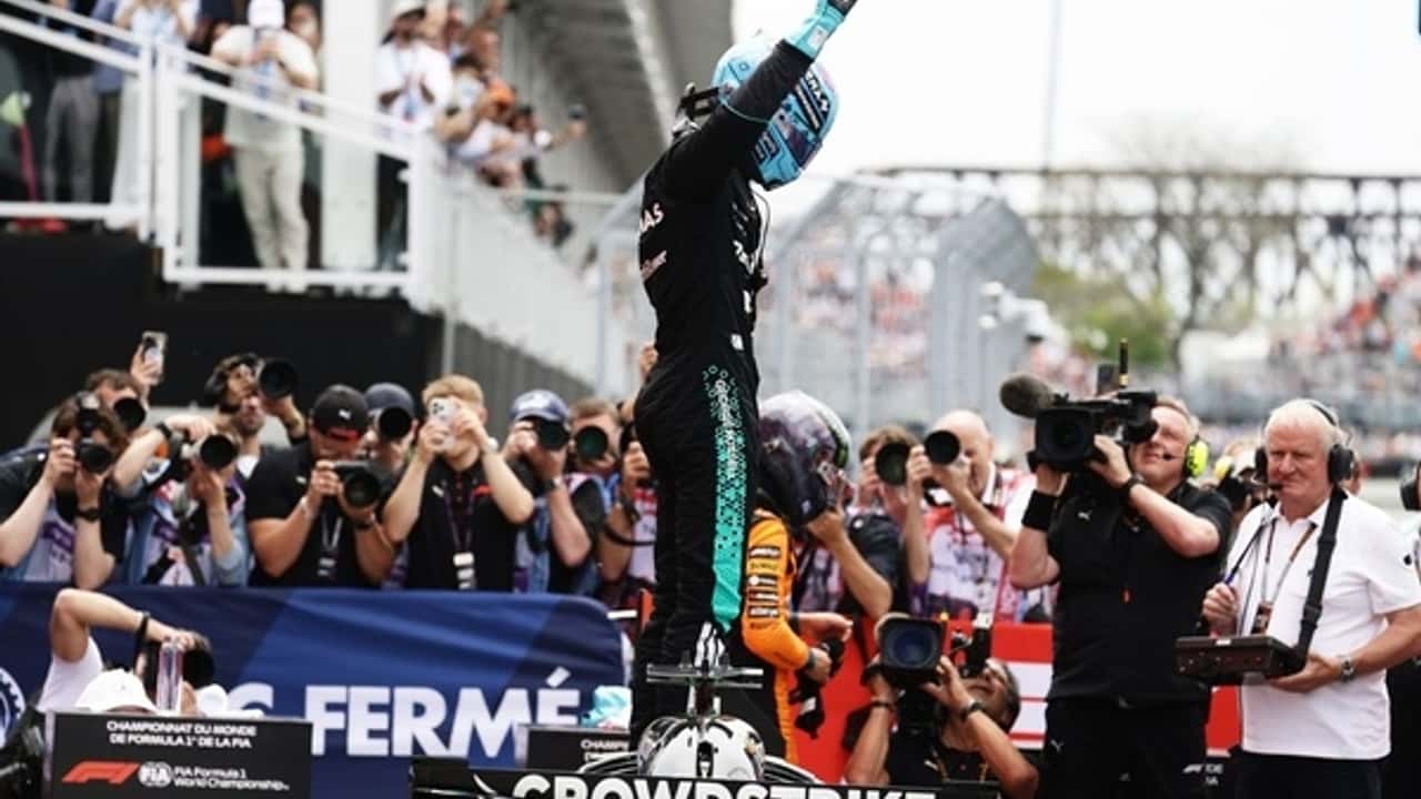 F1: Russell assume pole no último segundo para GP do Canadá; Bortoleto larga em 13º