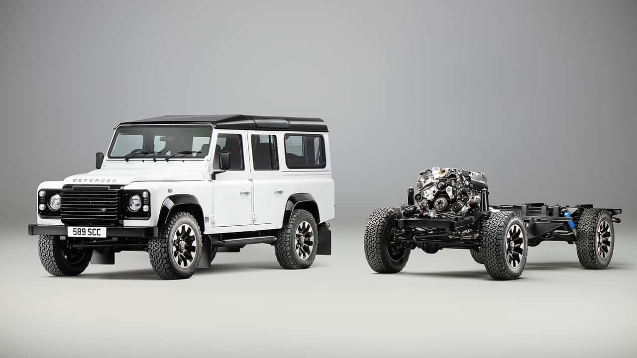 Land Rover Puts A 405-HP V8 Into Classic Defender, Seriously