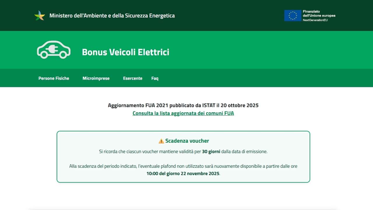 Incentivi auto elettriche 2025