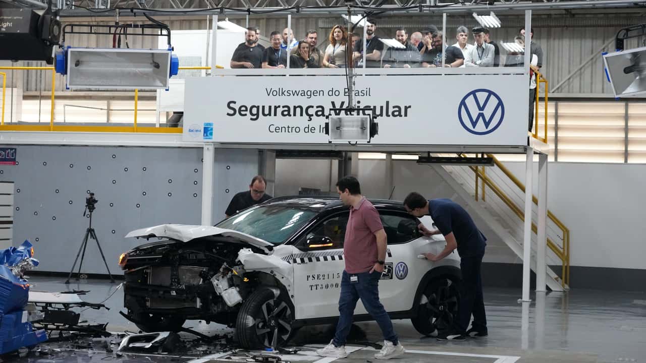 Vimos a Volkswagen destruir um Tera para mostrar como se faz um carro 5 estrelas