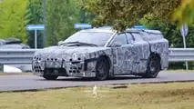 Ferrari EV with production body spy photo